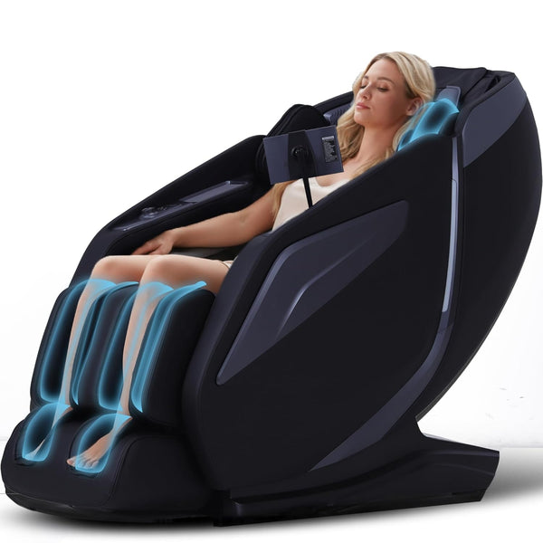 Massage Chair Built for Full Body Recovery, 4D Technology, Zero Gravity Recline, SL Track System